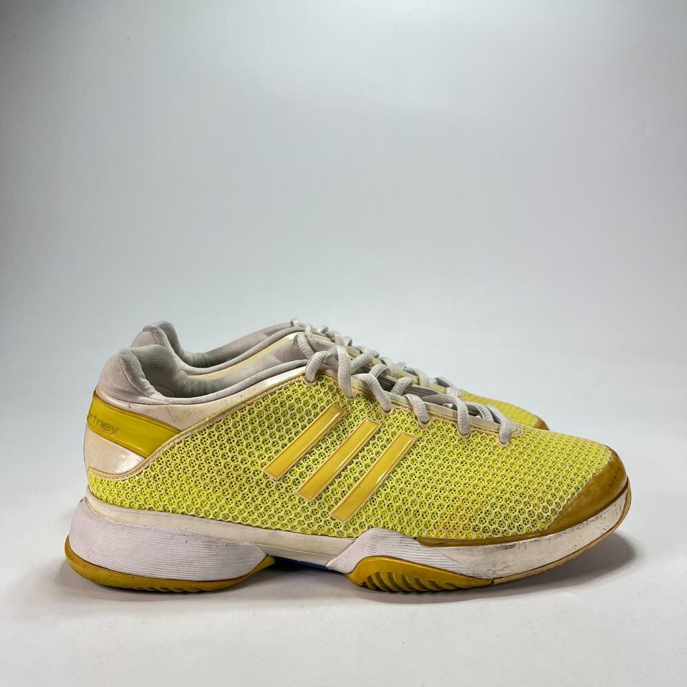 Adidas Stella McCartney Barricade Neon Yellow Tennis Shoes Q20693 Women's Size 8